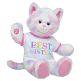 Pastel Swirl Kitty Stuffed Animal "Best Sister" Gift Set