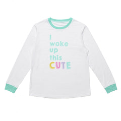 Build-A-Bear Pajama Shop™ "I Woke Up This Cute" PJ Top - Adult
