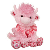 Strawberry Highland Cow Stuffed Animal Gift Set