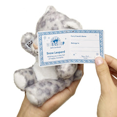 Build-A-Bear Mini Beans® Snow Leopard Stuffed Animal