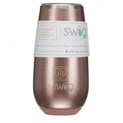 6 oz. HeartBox x Swig Life Stemless Flute