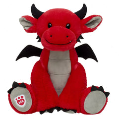 Fiery Dragon Plush With Mini Beans Gift Set