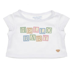 Baby Brown Teddy Bear "Hello Baby" Gift Set