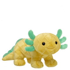 Pineapple Axolotl Stuffed Animal Fruit Dress Gift Set with Pineapple Scent