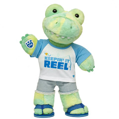 Tie-Dye Alligator Stuffed Animal Keepin' It Reel Gift Set