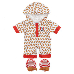 Playful Pup Stuffed Animal KFC Pajamas Gift Set