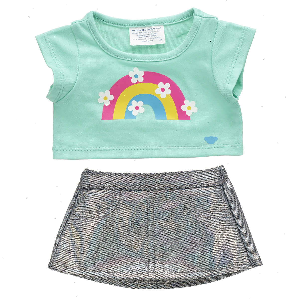 KABU™ Rainbow Tee and Skirt Set