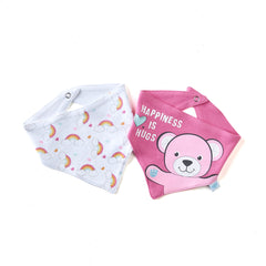 Pink Bandana Bibs 2 pc.