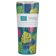 22 oz. Swig Life Palm Leaf Insulated Tumbler
