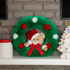 Plush Holiday Wreath