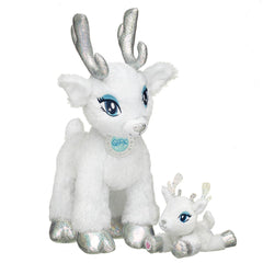 Glisten and the Merry Mission™ Glisten the Snow Reindeer Plush & Build-A-Bear Mini Beans® Gift Set
