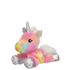 Build-A-Bear Mini Beans® Rainbow Unicorn Plush Rainbow Heart Gift Set