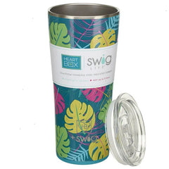 22 oz. Swig Life Palm Leaf Insulated Tumbler